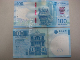 Currency MACAO Macau $100 Patacas, 2020, Bank Of China, 2025 New Issue Banknote UNC - Macau