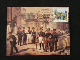Carte Maximum Card Histoire Postale Postal History Diligence Tag Der Briefmarke 1981 (Lubeck) - 1981-2000