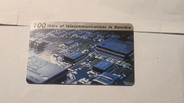NAMBIA-(NA-TNA-0096--NMB-102)-Microchips-(NAEI 06437195)(86)(N$10)(tirage-?)-used Card - Namibia