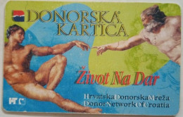 Croatia 25 Units Chip Card - Donorska Kartica - Croatia