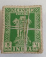 SERVICE ...PRICE FOR ONE STAMP  INDIA INDE INDIAN - Official Stamps