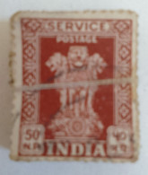 SERVICE 50Np .PRICE FOR ONE STAMP  INDIA INDE INDIAN - Official Stamps
