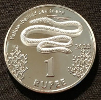 RARE - COCOS ISLANDS ( KEELING ) - 1 RUPEE 2023 - Serpent - Autres & Non Classés