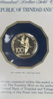 Trinidad And Tobago Gold Coin 1976 $100 (Franklin Mint) - Trinidad & Tobago