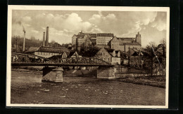 AK Colditz, Blick Auf Schloss Und Muldenbrücke - Colditz