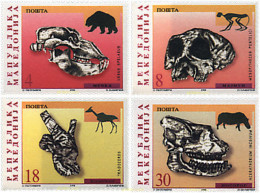 67569 MNH MACEDONIA 1998 FOSILES - Fossielen