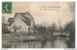 ATGP12-1005-89 - GURGY - Le Serein Et L'église - Gurgy