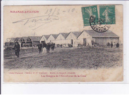 MIRAMAS: Aviation Les Hangars De L'aérodrome De La Crau, Autographe - état - Altri & Non Classificati