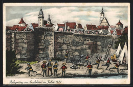 AK Crailsheim, Belagerung Im Jahre 1379 - Crailsheim