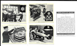 BC93 - SERIE COMPLETE 48 CARTES CIGARETTES CHURCHMAN - THE NAVY AT WORK - Churchman
