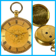Gold Pocket Watch 18 Carats - Watches: Old