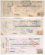 3 LETTRES De CHANGE - TRAITES - BORDEAUX - VIALA, SOULIES & Fils - L. MOLINIE - M & R. RALABOU - Bills Of Exchange