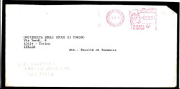Brasile,Brazil,Brasil 1991 Meter Stamp On Cover SHOPPING CENTER IGUATEMI-SAO PAULO To Torino,Italy - Vignettes D'affranchissement (Frama)