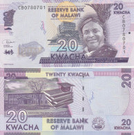 Malawi 20 Kwacha 2020 UNC - Malawi