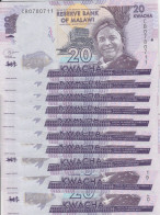 Malawi 20 Kwacha 2020 UNC X10 - Malawi