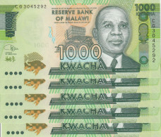 Malawi 1000 Kwacha 2020 UNC X5 - Malawi