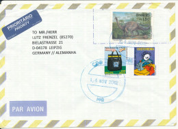 Brazil Air Mail Cover Sent To Germany 14-11-2012 Topic Stamps - Luftpost