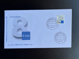 GERMANY 2015 FDC NUMERAL STAMP SELF ADHESIVE STAMP BERLIN 03-12-2015 DUITSLAND DEUTSCHLAND SELBSTKLEBEND - 2011-…