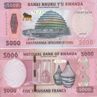 Rwanda 5000 Francs 2024 UNC - Rwanda