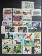 Cuba : Lot De 37 Timbres Oblitérés - Collections, Lots & Séries