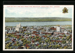AK Hamilton, View Of City And Bay From The Mountain - Hamilton