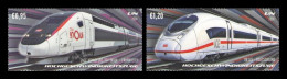 United Nations (Vienna) 2024 Mih. 1245/46 High Speed Trains. Voyageurs (France) & ICE (Germany) MNH ** - Ungebraucht