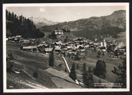 AK Tschiertschen, Ortsansicht, Flüchtlingsheim Alpina - Tschiertschen