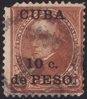 Cuba 1899 #226 F-u 10c On 10c Brown - Gebraucht