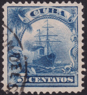 Cuba 1905 #236 Vf-u 5c Deep Blue - Gebraucht