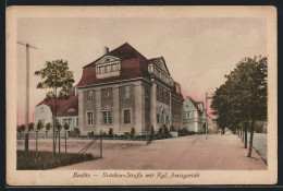 AK Beelitz / Mark, Brücken-Strasse Mit Kgl. Amtsgericht - Brück