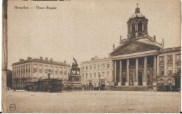 Delcampe - CPA - BRUXELLES - Place Royale - Ed. "LUX" - Tram / Tramway - Début Des Années 1900s - Vierge - Plätze