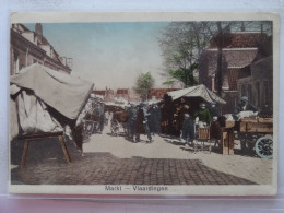 VLAARDINGEN  Grote Drukte Op De Markt   GEKNIPT    NO71 - Vlaardingen
