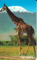 TANZANIA 150 U GIRAFFE TAN-TT-01 CHIP USED READ DESCRIPTION !! - Tanzania