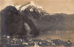 Schweiz - STANSSTAD (NW) Totalansicht - Verlag E. Goetz 1886 - Stansstad
