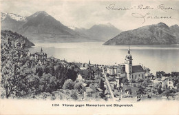 Schweiz - VITZNAU (LU) Totalansicht Gegen Stanserhorn Und Bürgenstock - Verlag Wehrli A.-G. 11656 - Vitznau