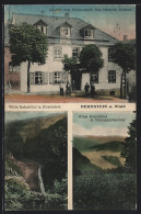 AK Bernstein / Wald, Gasthof Zum Frankenwald, Wilde Rodachthal, Hirschstein & Schnappenhammer - Bad Rodach
