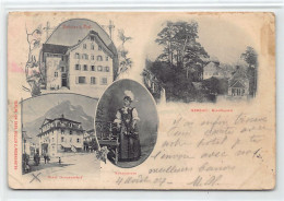 Schweiz - GERSAU (SZ) Rathaus U. Post - HotelGersauerhof - Schwyzerin - Kindlimord - Verlag Ger. Müller - Gersau