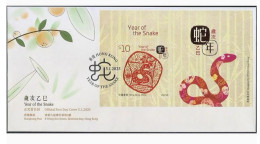 Hong Kong 2025 Snake FDC - FDC