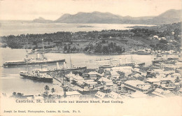 ¤¤  -  ANTILLES  -  SAINTE-LUCIE   -  CASTRIES   -  Nort And Western Wharf, Fleet Coaling      -   ¤¤ - St. Lucia