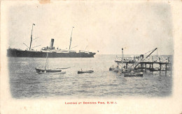 ¤¤  -  ANTILLES   -  Landing At DOMINICA Pier, B.W.I.   -   ¤¤ - Dominica