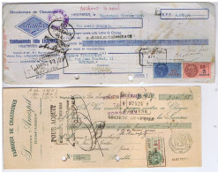 LETTRES De CHANGE - TRAITES - PYRENEES-ATLANTIQUES - ETCHEVERS Et AMESPIL ( 2 Papiers ) - Bills Of Exchange
