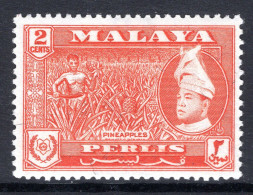 Malaysian States - Perlis - 1957-62 Pictorials - 2c Pineapples HM (SG 30) - Perlis
