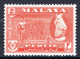 Malaysian States - Perlis - 1957-62 Pictorials - 2c Pineapples HM (SG 30) - Perlis
