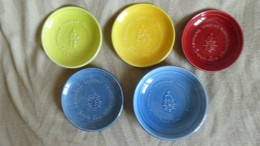 5 COUPELLES FRENCH LINE COMPAGNIE GENERALE TRANSATLANTIQUE - Maritieme Decoratie