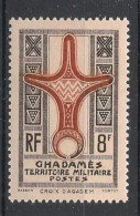 GHADAMES - 1949 - N°YT. 3 - Croix D'Agadès 8f Brun-noir - Neuf Luxe** / MNH - Unused Stamps