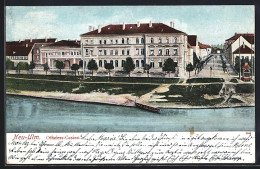 AK Neu-Ulm, Offiziers-Casino Am Fluss - Neu-Ulm