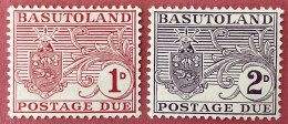 BASUTOLAND - MH* - 1956 - #  J 3/4 - 1933-1964 Crown Colony