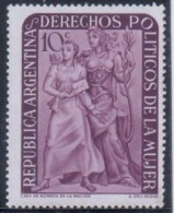 Argentina 1950 - Derechos Políticos De La Mujer - Ongebruikt