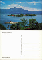 Ansichtskarte Chiemsee Schiff Passiert Die Fraueninsel Chiemsee 1990 - Chiemgauer Alpen