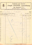 Facture / Rechnung - Confection Pour Ouvriers Joseph Gonner, Luxembourg 11/1930 - Luxemburgo